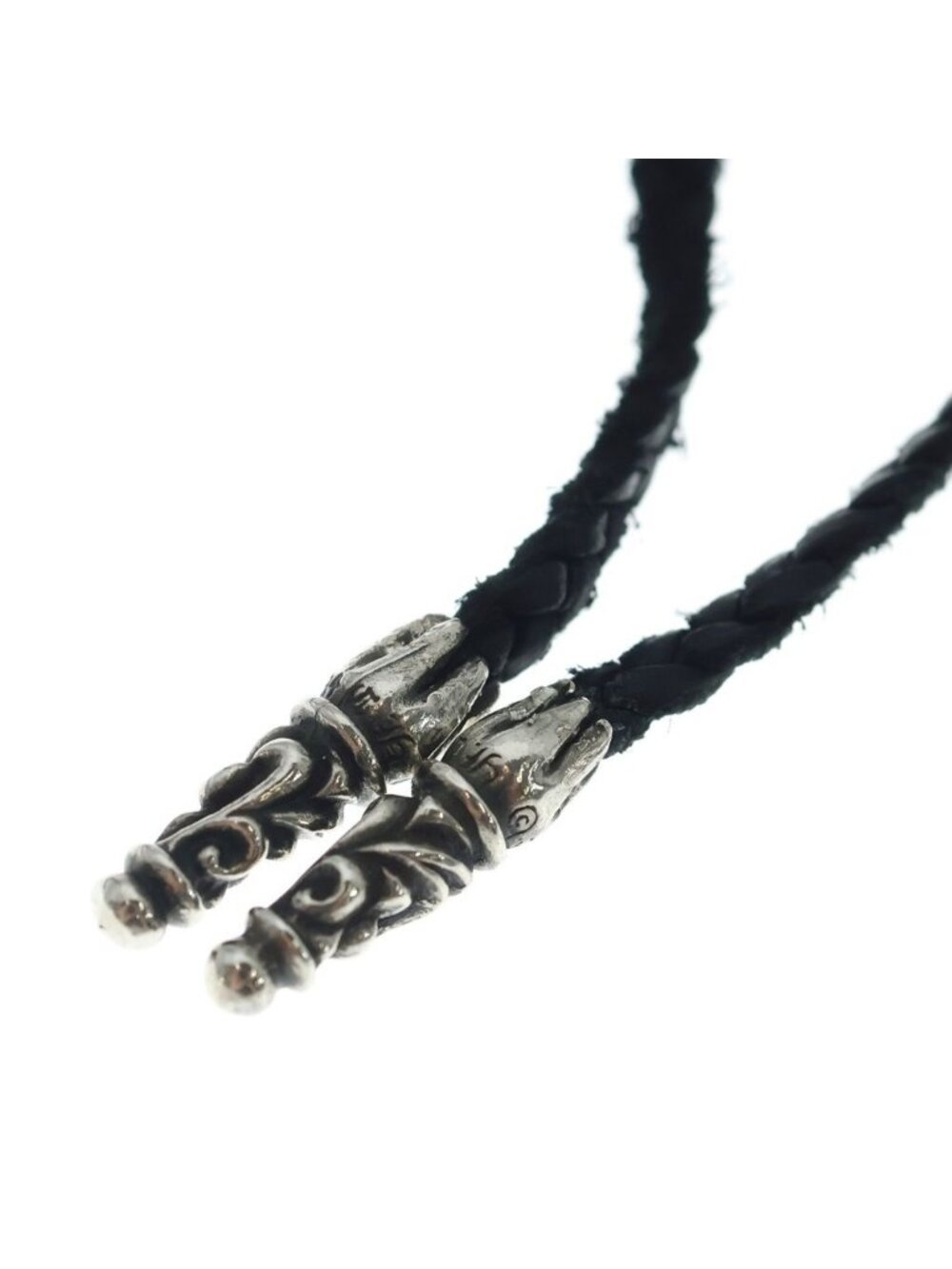 Chrome Hearts Ewlp Sbtband Motif Eyewear Loop Leather Braid Sbt Band Ring - Picture 4 of 6